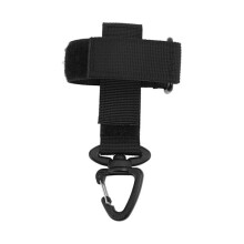 Multi-function glove holder with carabiner, adjustable velcro strap for outdoor camping and hiking