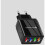 TS-USB multiuttakslader 15W 4USB-porter Vegglader Strømadapter USB-ladeuttak Reiselader 3