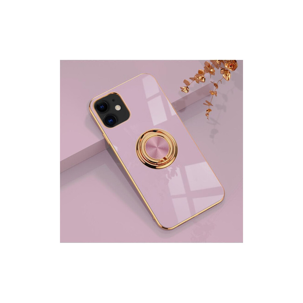 Luxurious Stylish Case 'Compatible With Iphone 13 Pro With Ring Stand Function Gold Purple Purple Gold,Purple 9395123881072