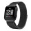 Kompatibilné s Fitbit Versa2Bracelet Milanese Loop čierny 1