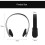 Casque sans fil rechargeable supra-auriculaire Bluetooth noir 5