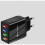 TS-USB multiuttakslader 15W 4USB-porter Vegglader Strømadapter USB-ladeuttak Reiselader 4