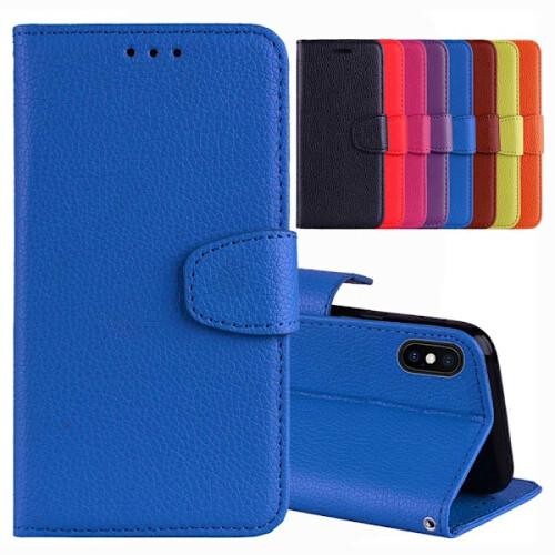 Étui portefeuille élégant compatible avec l'iPhone XR de NKOBEE (marron) 1