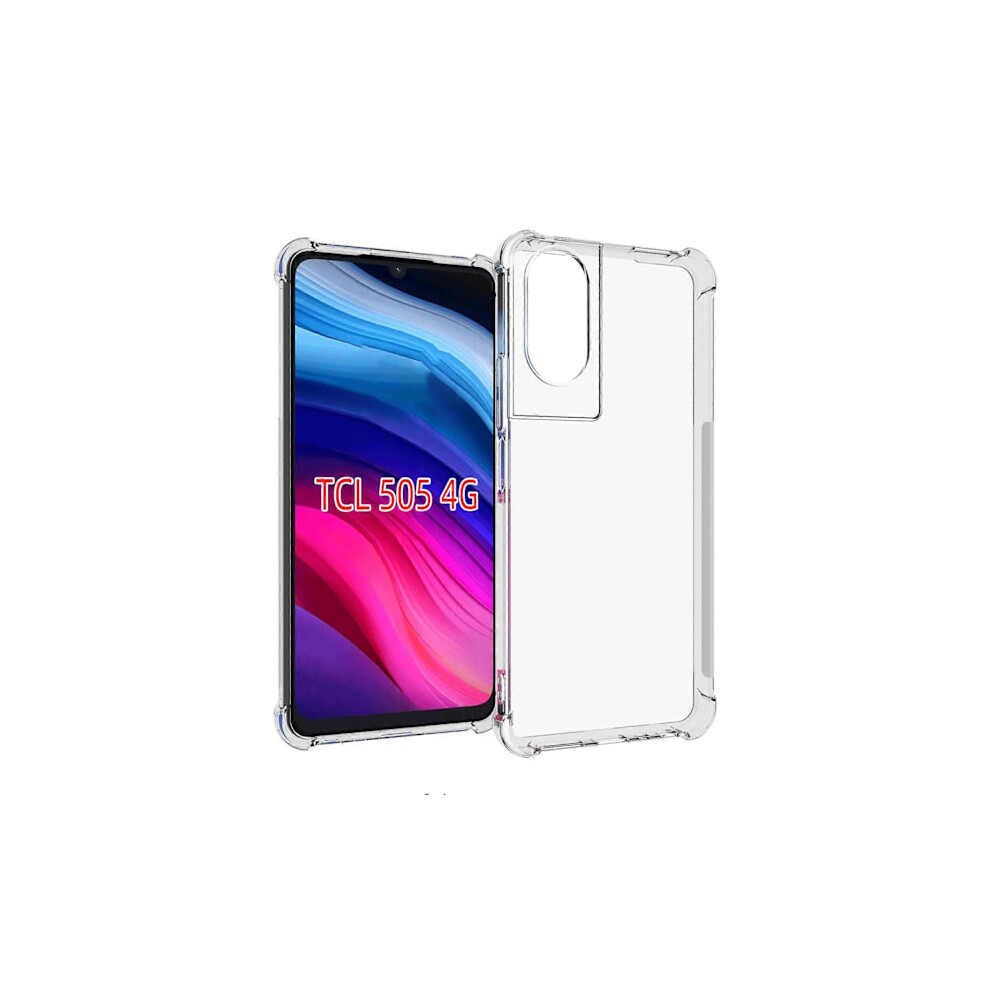 Phone Case For Compatible With Tcl 505 Case Four Corners Airbag Flexible Tpu Phone Protection 9395123881508