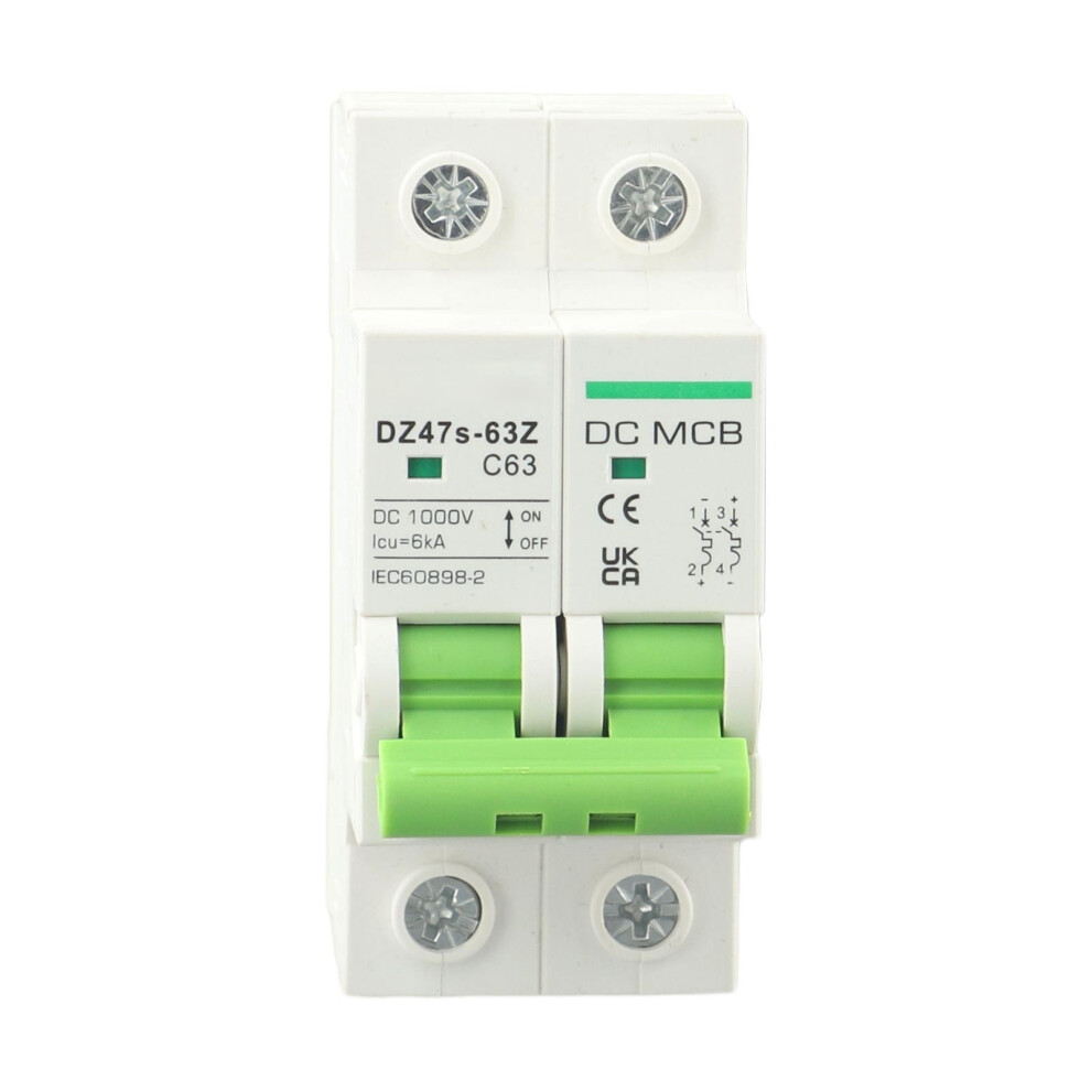 Mosiee 2P Miniature Circuit Breaker Dc Isolator Switch Dc1000v For Photovoltaic Systems 9395123881881