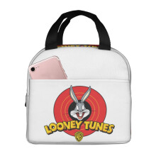 Bolsa para el almuerzo de Looney Tunes, linda bolsa isotérmica reutilizable, fiambrera, bolsa térmica para picnic, viajes y actividades al aire