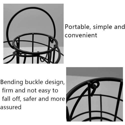 Egg Dispenser Spiral Storage, Metal Iron Spiral Egg Holder Egg Rack 2