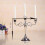 TS-Candlestick3Arms Μπουζουάρ σε Μεταλλικό Vintage για Γαμήλιο Διακόσμηση Σπιτιού (Χρώμα: 2