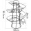 Egg Dispenser Spiral Storage, Metal Iron Spiral Egg Holder Egg Rack 5