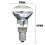 Λάμπα Lava E14R39 30W με βίδα, διαφανής, με ανακλαστικό φωτισμό, La [dB], διαφανής 2