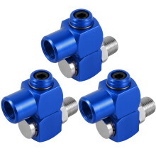 FUYGRCJ3Pcs-ilmaletkuliitin, 360 kääntyvä, 1/4" NPT-alumiininen liitin paineilmatyökaluille, yhteensopiva hiomakoneen, hiomakoneen ja poran