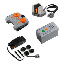 Σετ 4 μπαταριών Technic Power Functions, δέκτης κινητήρα τρένου και τηλεχειριστήριο