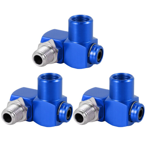 Σύνδεσμος σωλήνα αέρα FUYGRCJ3 τεμαχίων, περιστρεφόμενος 360, σύνδεσμος αλουμινίου 2