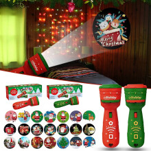 Lanterna Projetora de Natal (2 unidades), compatível com 24 padrões, lanterna divertida para estimular o desenvolvimento cognitivo na hora de
