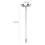 2 τεμάχια μινιατούρα φωτιστικά αυλής, στηρίγματα επιτραπέζιων φωτιστικών άμμου, 4
