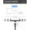 Suporte para tablet com braço flexível ajustável, compatível com tablets. 2