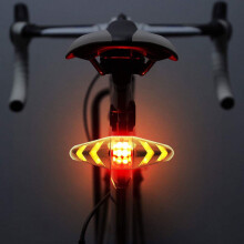 Daiosportswear Zadné svetlo na bicykel Smerové svetlá s bezdrôtovým zadným svetlom na bicykel