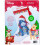 Κιτ σταυροβελονιάς Eeyore Christmas Stocking Counted Cross Stitch για αρχάριους, 14 τεμάχια λευκό 2