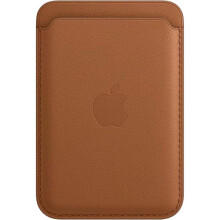 Portefeuille FineWoven compatible avec iPhone et MagSafe, marron