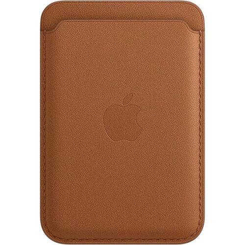 Portefeuille FineWoven compatible avec iPhone et MagSafe, marron