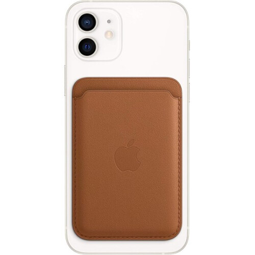 Portefeuille FineWoven compatible avec iPhone et MagSafe, marron 2