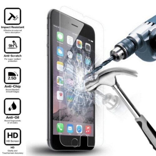 2 τεμάχια συμβατά με προστατευτικά οθόνης Iphone12/11/xr/x/xs/8/7/6pro/max/mini/shell - διαφανή 1