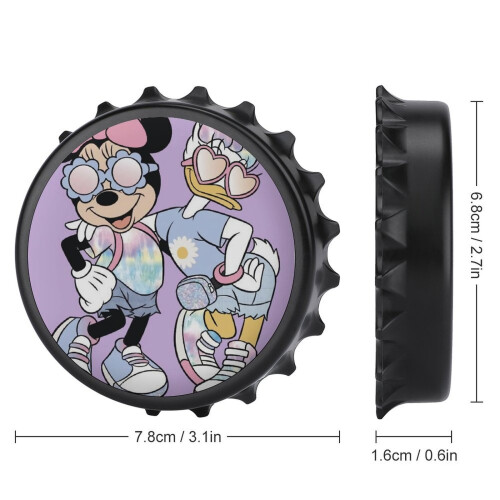 Μαγνητικό ανοιχτήρι μπουκαλιών Mickey Mouse με μαγνήτες ψυγείου Αυτοκόλλητο Μοναδική 1