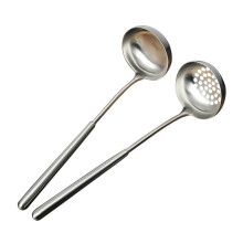 Suppenkelle, Sieb, Edelstahl-Suppenlöffel, Suppenlöffel mit langem Griff