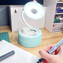 Lampada da scrivania a LED, pieghevole e ricaricabile, 3 temperature di colore, dimmerabile, protezione degli occhi dalla luce blu