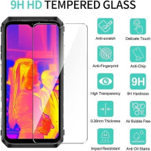 Verre trempé compatible avec Ulefone Power Armor18T6.58\" 2X film protecteur d'écran transparent G