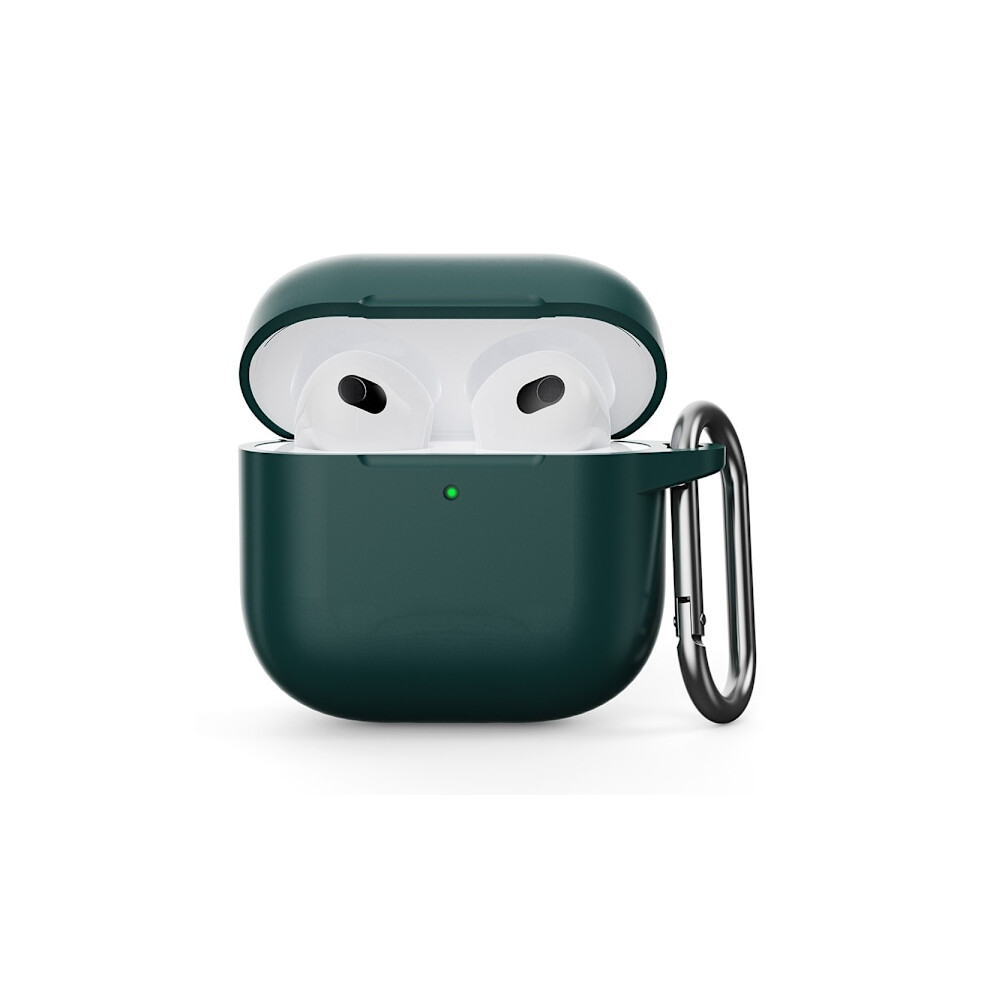 Skalo Compatible With Airpods 4 Ultra-Thin Silicone Case - Green 9395123096681