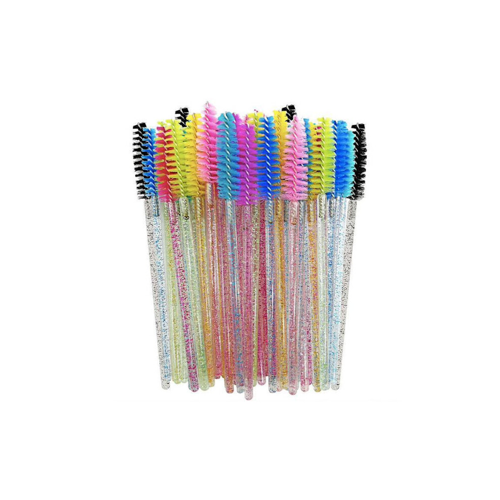 20-pack eyelash brushes, lash brush, mascara brush - Mixed multicolor