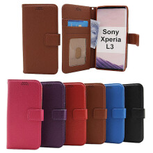 Nové puzdro a peňaženka Standcase kompatibilné so Sony Xperia L3Black