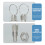 4 Pcs Safety Pin Replacement Non Lock- Out Knob Plunger Spring Pin Spring Pull Ring Thread Mechanical Stainless Steel 4