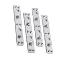 Mizh4Pcs Coirnéil Chearnógacha Tairní Babhta Insí Leaba Thiúsú Leaba Gemel Ceangailte Insí Gabhálais Airgid