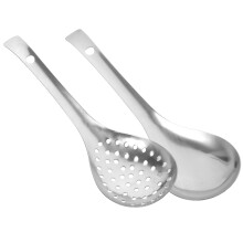 Edelstahllöffel, Sieb, Schaumlöffel, Küchenutensil, Küchenbehälter, Edelstahl-Kaffeelöffel, Bankett