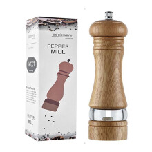 Articles en liquidation Zeceouar pour la maison : Moulin à poivre transparent de 15 cm avec base et noyau en céramique, bouteille à