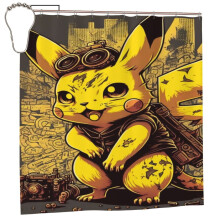 Sprchový závěs Pokemon 72x72 palců Železo
