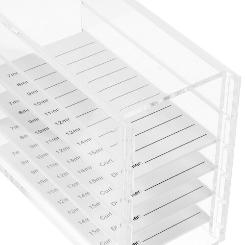 Boîte de rangement multicouche pour faux cils 1