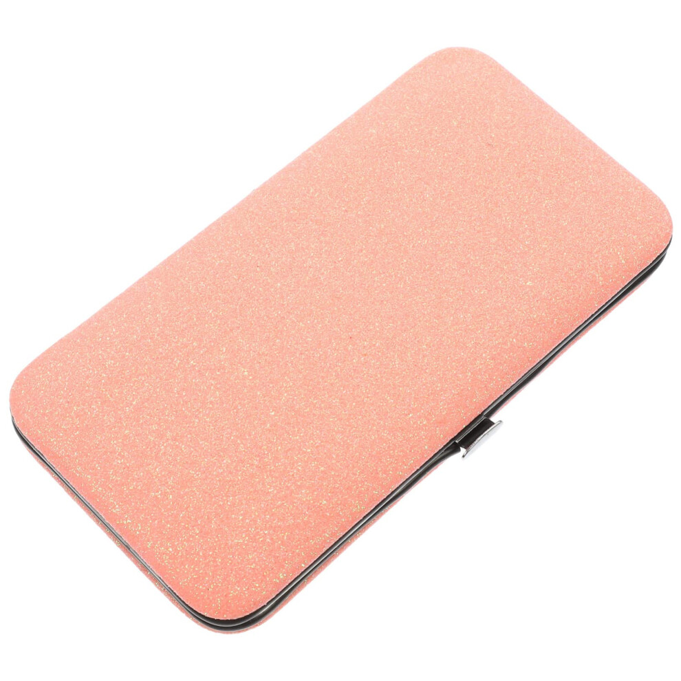 Eyelash Extension Tweezers Case with Magnetic Lock, Shockproof Compact Lash Tool Organizer 15.5x8cm