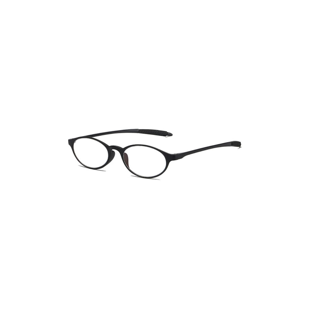 Blue/Light/Black Anti- Reading Glasses Round Glasses Strength Strength 200