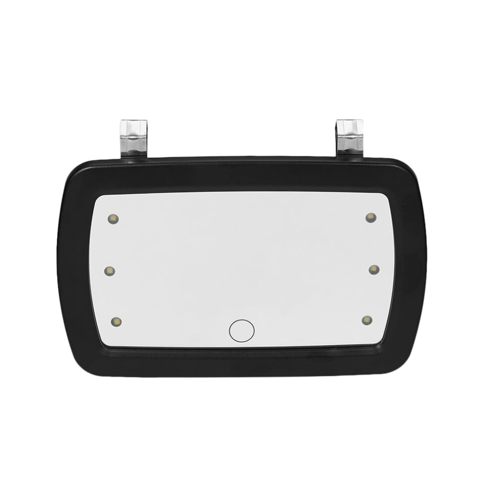 Gecheer Car Sun Visor Mirror Makeup Sun-Shading Cosmetic Mirror Vanity Mirror Automobile Make Up Mirror With Six Led S Light 9395123194196