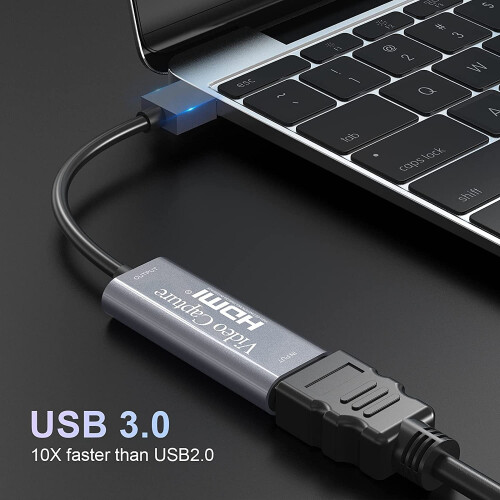 Λήψη, Λήψη παιχνιδιών 4K HDMI σε USB3.0HD, Λήψη βίντεο 1080P για ing, συμβατό με Nintendo Switch, PS34, 1