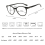 Vintage-Lesebrille, grau, +4 6