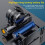 Super Bright Waterproof LED Head Torch Headlight USB Headlamp Rechargeable V4K9 5