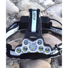 STOCK CLEARANCE super strong headlamp7pcs CREE XML-T6 2pcs Q5LED - gray gray