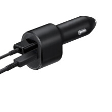 Chargeur de voiture ultra-rapide 60 W compatible avec les appareils Samsung (port USB Type-C, PD) : Galaxy S24, S23+, S22 5G, S21, Note20, 10Z,