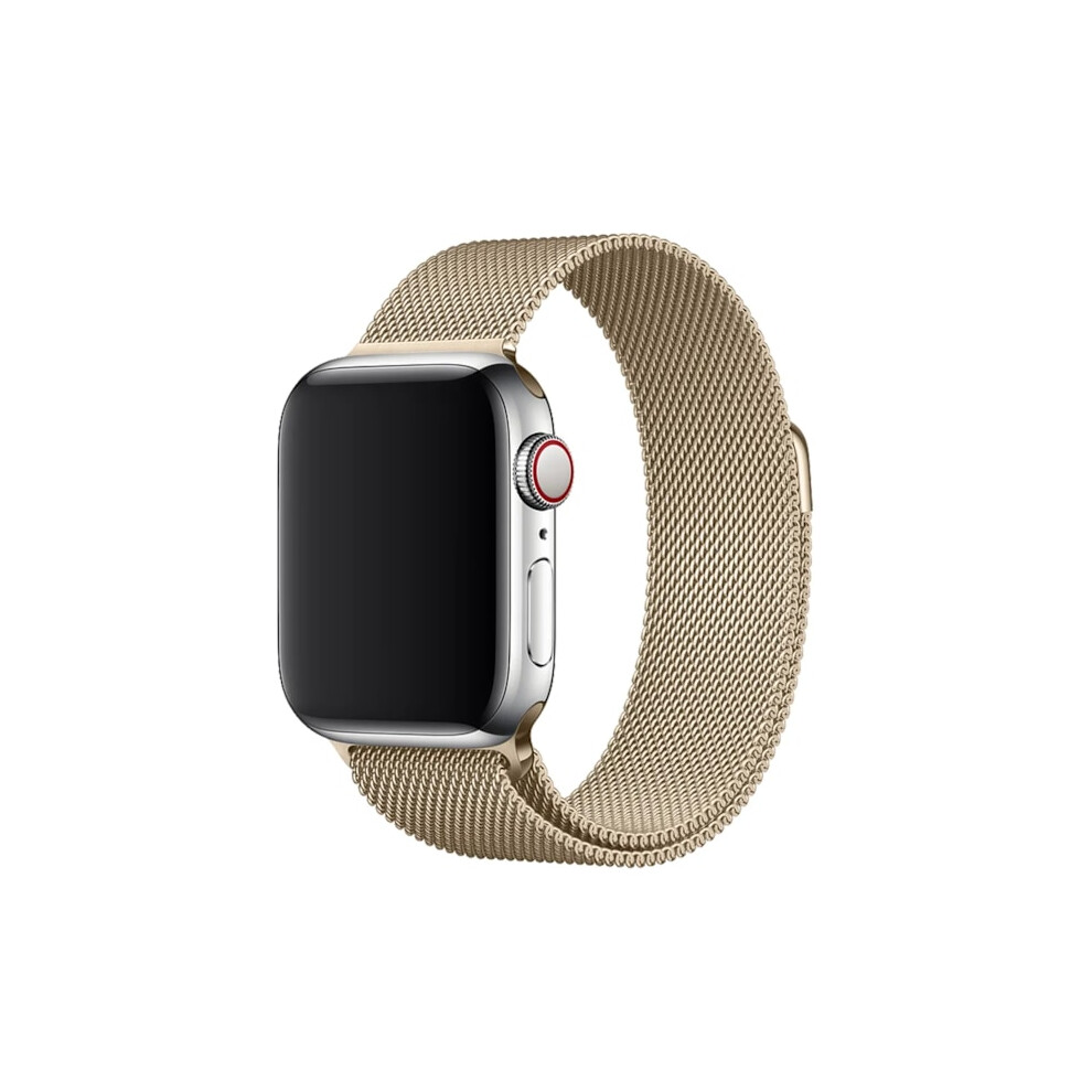 Milanese Compatible With Apple Watchwith Apple Watch Band For 38Mm/40Mm/41Mm - Gold 9395123196237