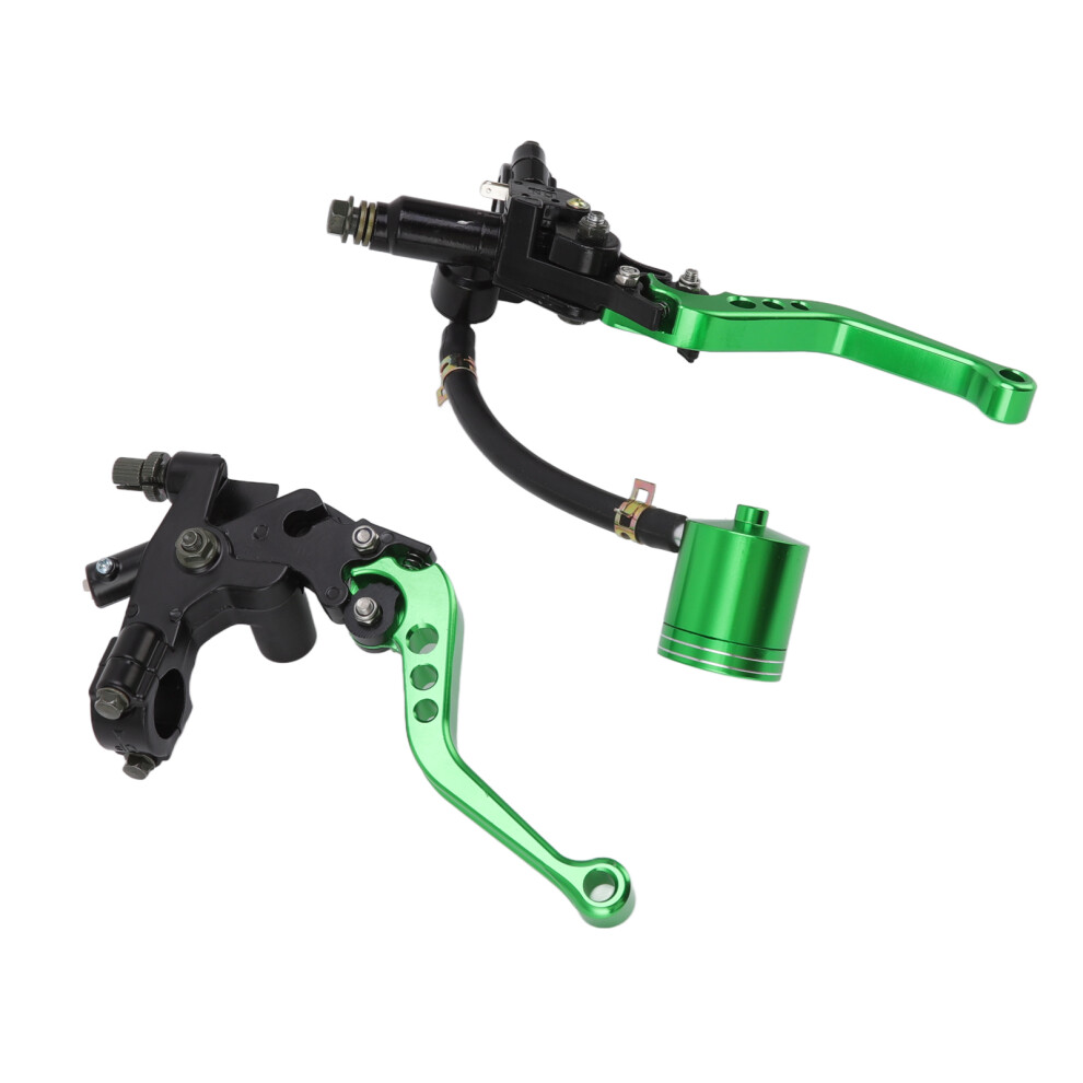 Universal Aluminum Brake Clutch Levers For 22Mm Handlebars, Green 8731382666554
