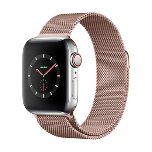 Pulseira Milanese compatível com Apple Watch de 38 mm/40 mm/41 mm - Dourada 2